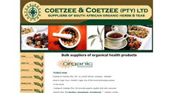Desktop Screenshot of coetzeeltd.co.za
